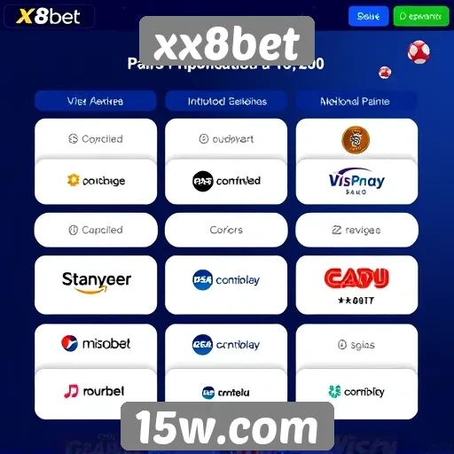 Métodos de pagamento disponíveis no xx8bet